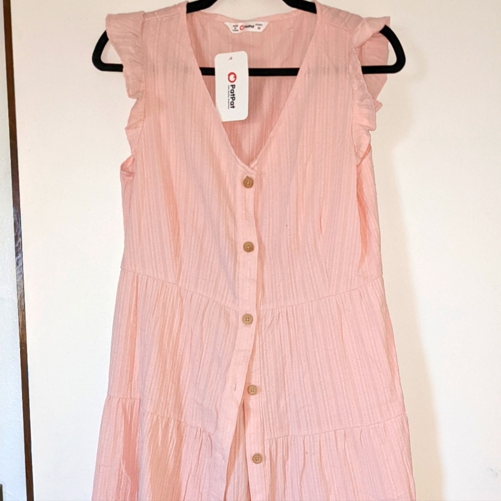 Pink maternity summer dress 💕